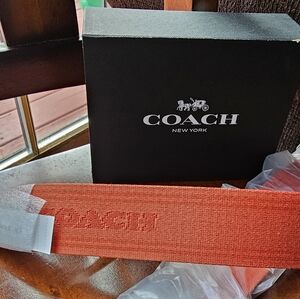 Coach Colorblock Webbing Strap